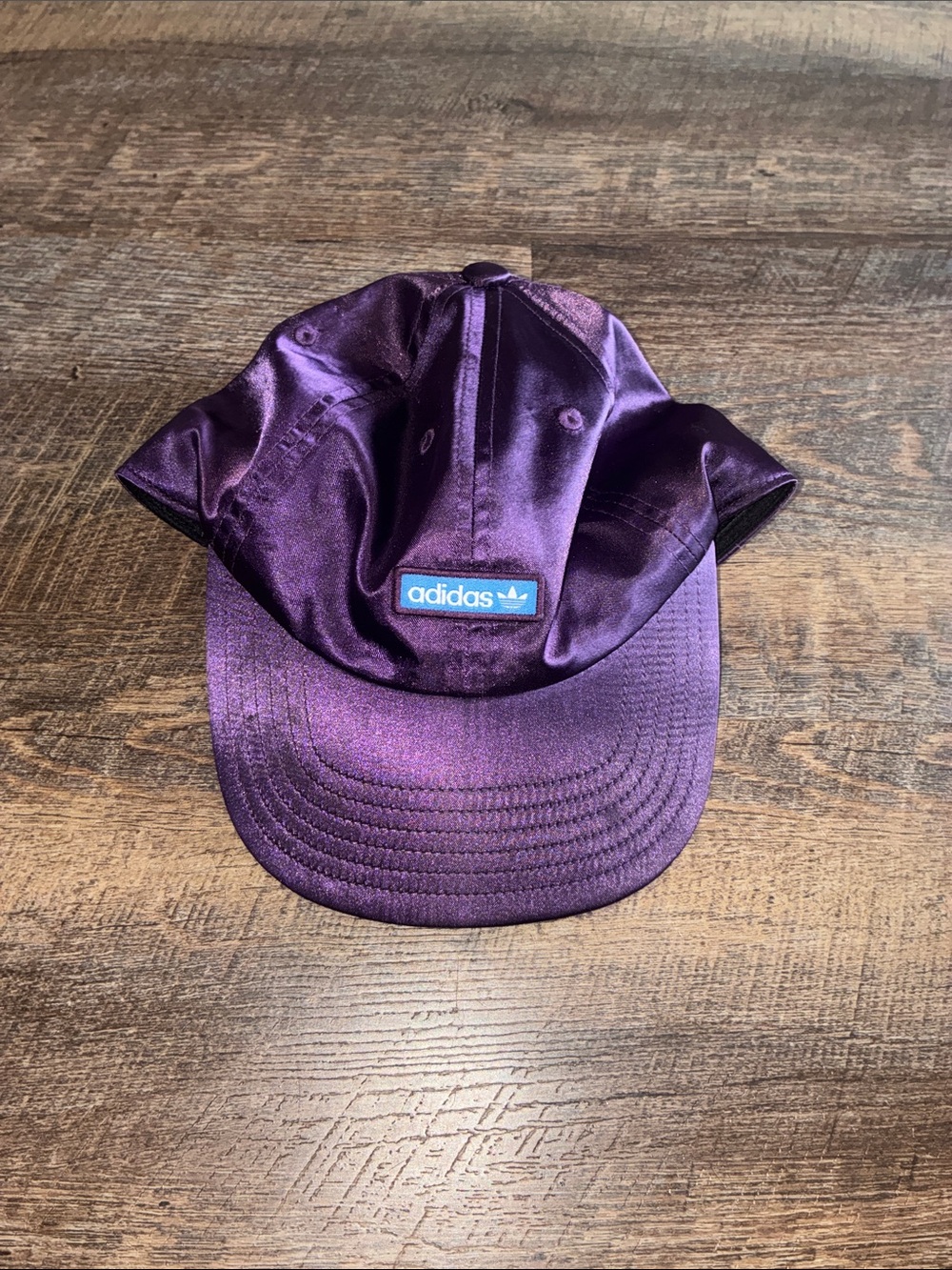 adidas Satin Deep Purple Baseball Hat